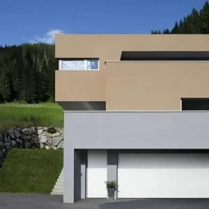 Гаражные ворота с боковой дверью ALUTECH Prestige 2500×2250 мм