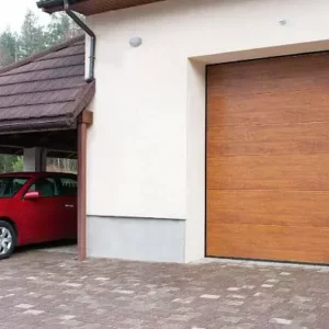 Автоматические подъемные секционные гаражные ворота ALUTECH Trend 3000×2375 мм