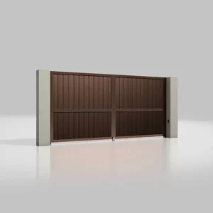 Распашные ворота ALUTECH Prestige 4 на 2 метра
