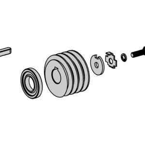 ALUTECH/AN-MOTORS Червяк (комплект), ASW.4018
