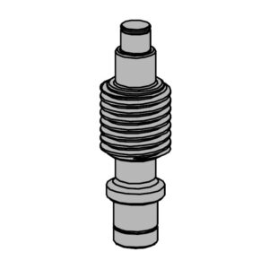 ALUTECH Вал червячный привода TR-5024-230(E)/TR-5024-400(Е) TR230.17-5024-E, 657000314