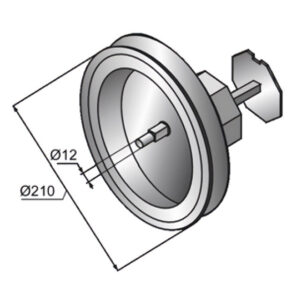 ALUTECH RPS70x210 Шкив, 1091106