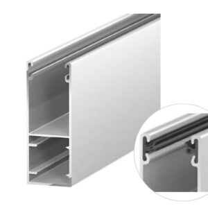 ALUTECH GR65x24I/eco Шина направляющая, с вставкой, глянец, Антрацит, 307137213